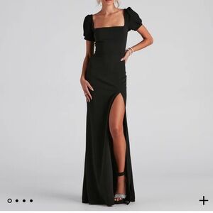 NWT Denali Formal Puff Sleeve Dress